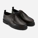 Herre alain snørestøvler Dark Brown tumbled leather