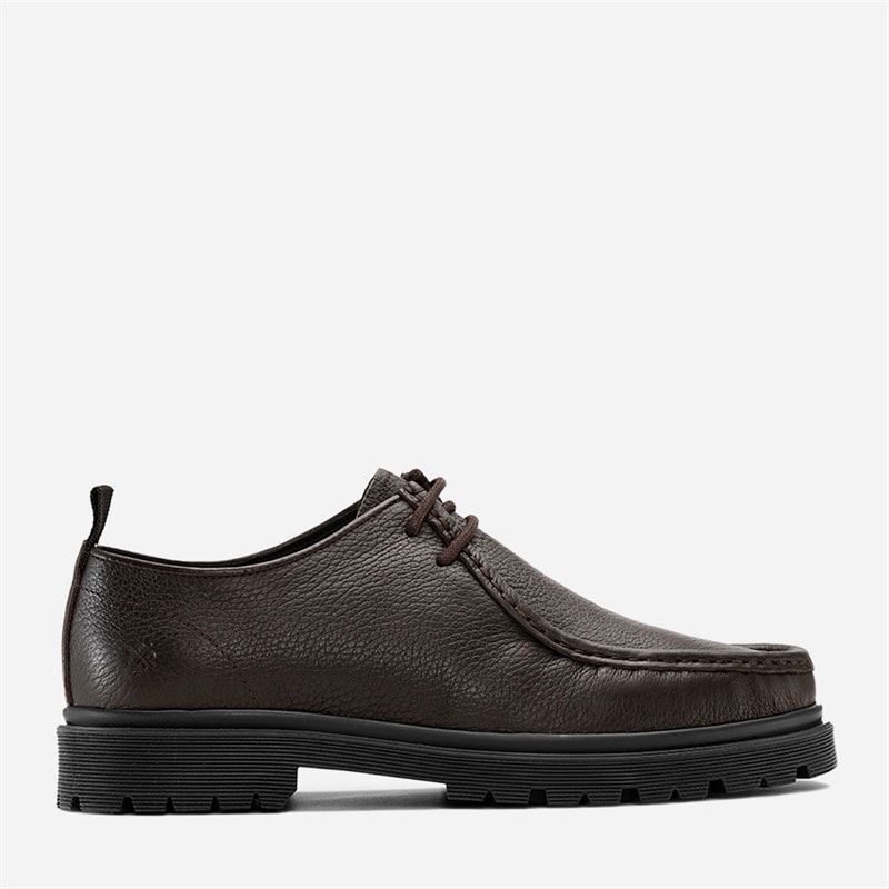 Herre alain snørestøvler Dark Brown tumbled leather - Billede 2