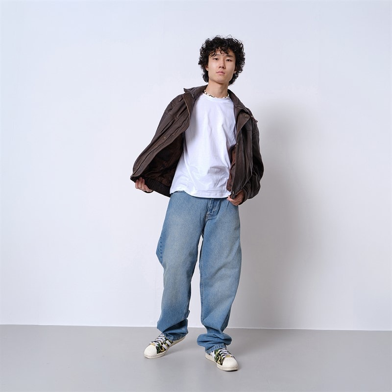 Drenge grhamon blå vintage jeans Blue Vintage - Billede 3