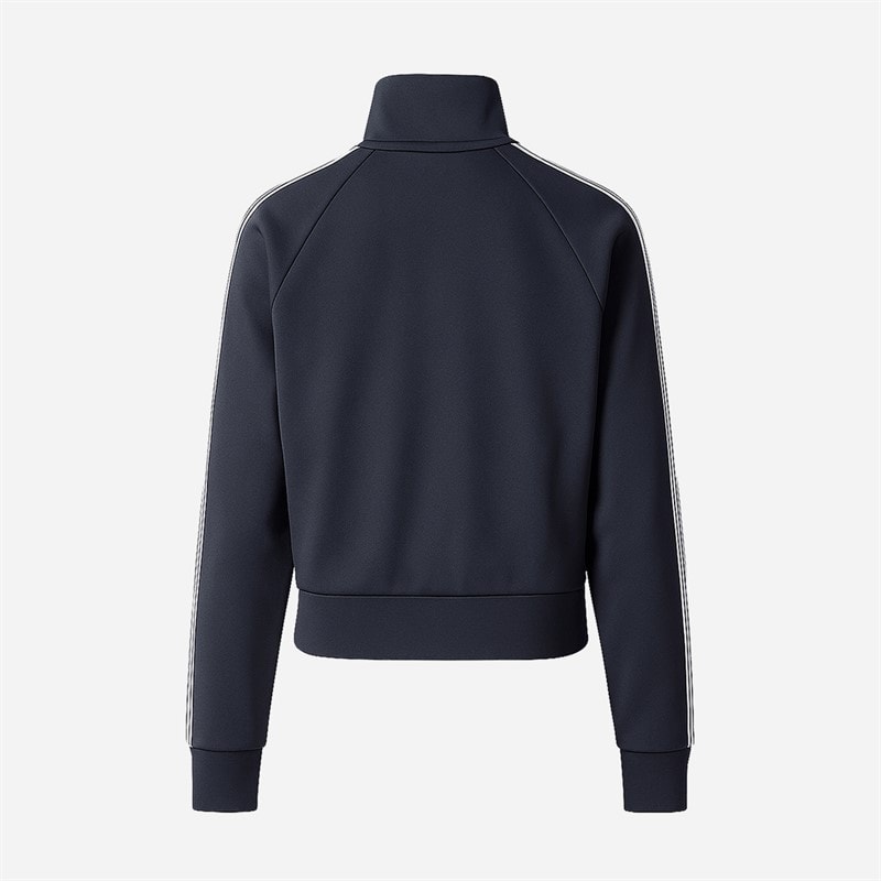Piger grjuni sports lynlås cardigan Mørkeblå - Billede 2