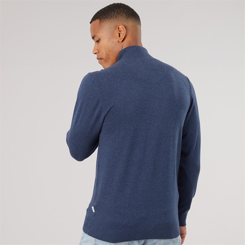 Herre liliamos striktrøje Navy Mix - Billede 2