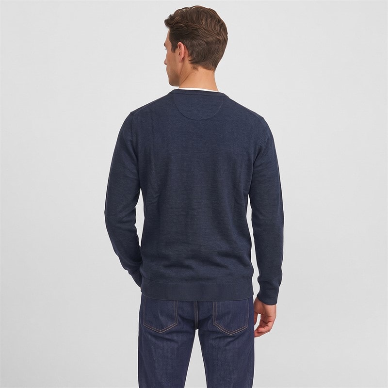 Herre wildman striktrøje Navy Mix - Billede 2
