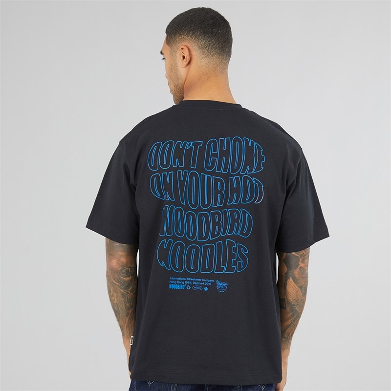 Herre baine wobble t-shirt Sort - Billede 3