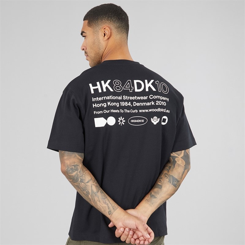 Herre baine hkdk t-shirt Sort - Billede 1