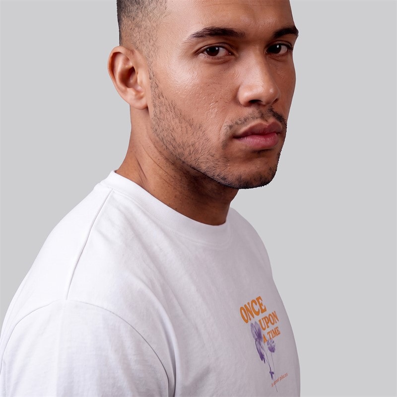 Herre riley t-shirt Hvid - Billede 3