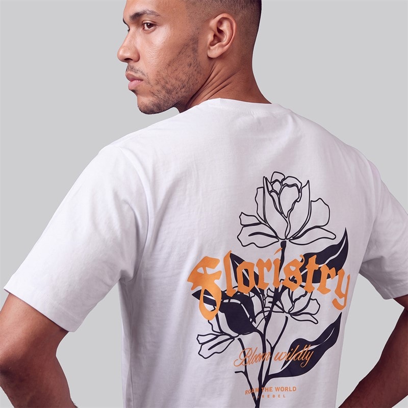 Herre simon t-shirt Hvid - Billede 3