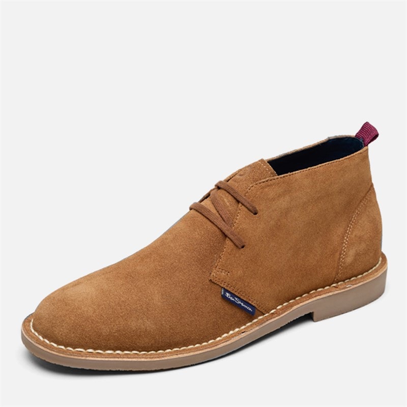 Herre hemmings ruskind chukka-støvler Beige - Billede 2