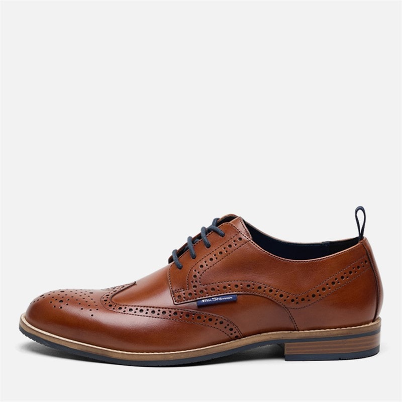Ben Sherman Herre cavendish broguesko - Tan Leather