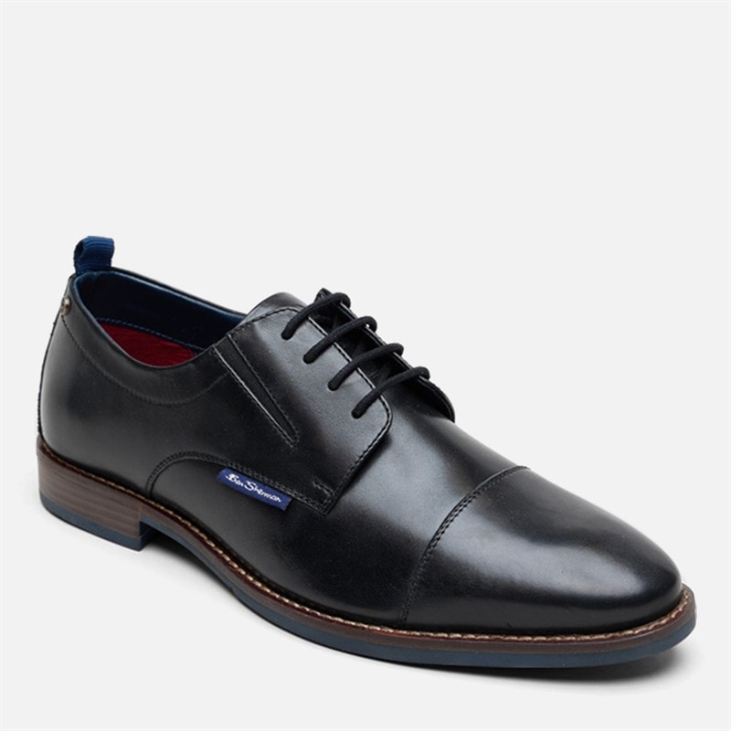 Herre cavendish tåhætte sko Black Leather - Billede 2