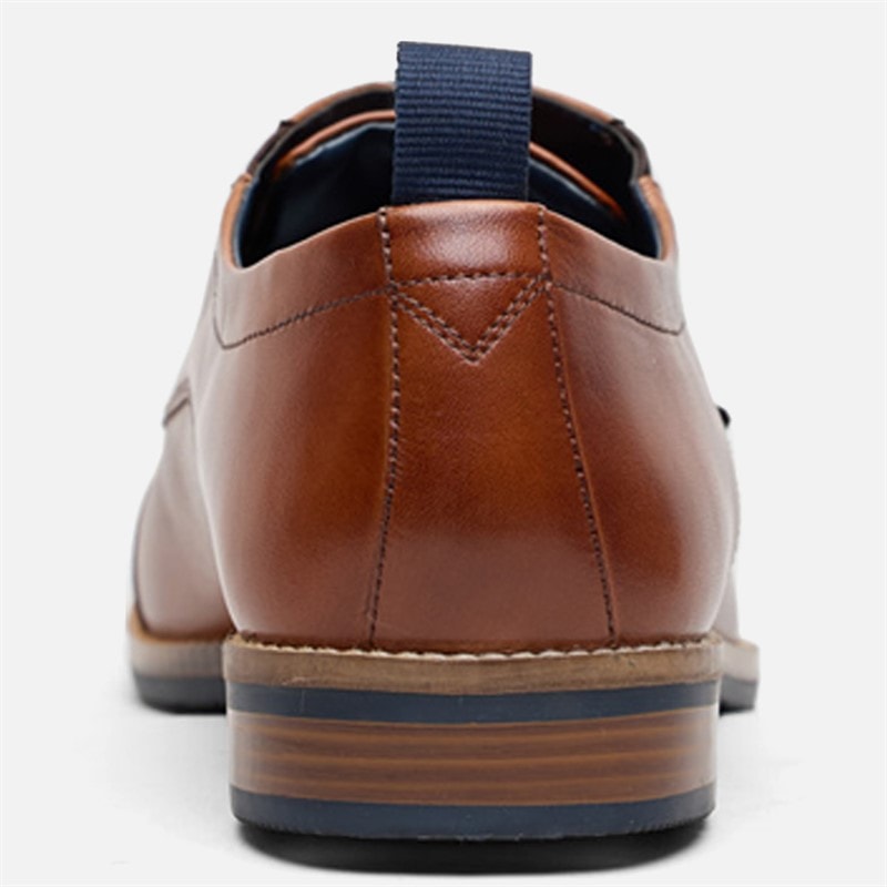 Herre cavendish tåhætte sko Tan Leather - Billede 4