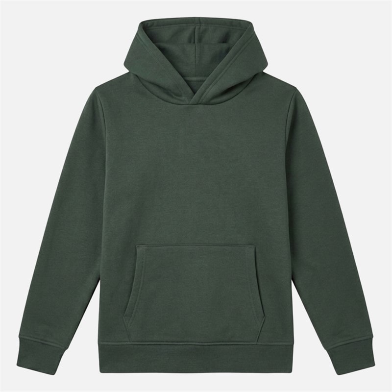 Drenge Gaudi trepak hættetrøjer Lysebrun/Forest Green/Bourgogne - Billede 3
