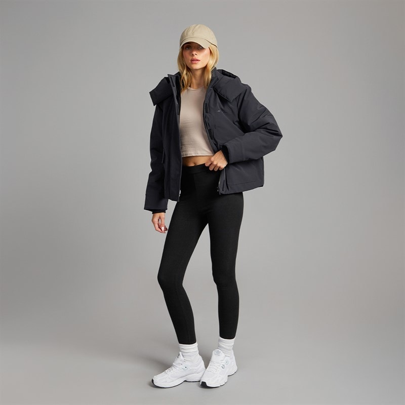 Dame elevate vatteret jakke Sort - Billede 4