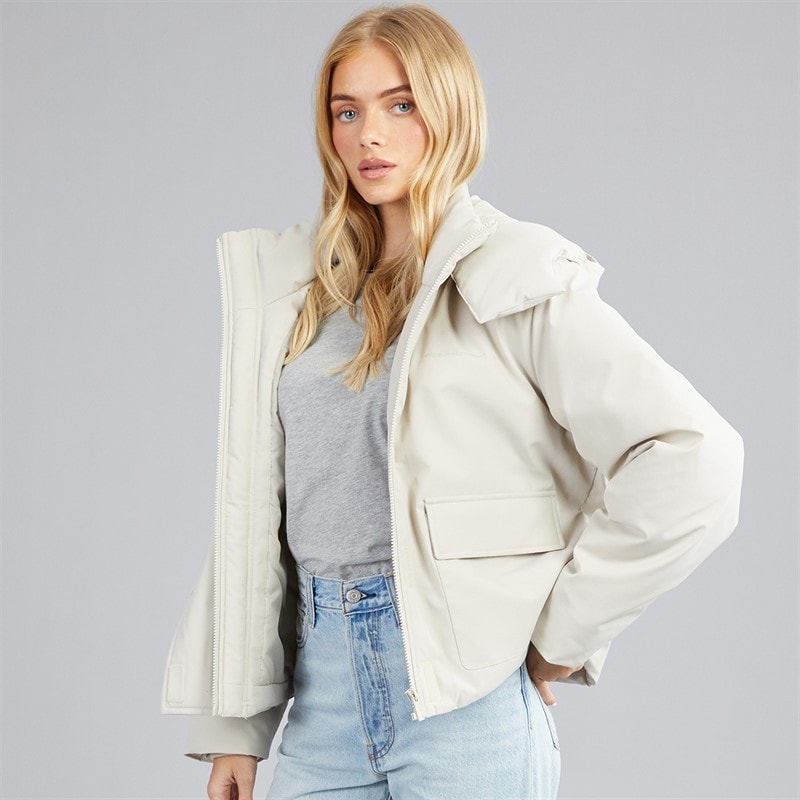 Dame elevate vatteret jakke Stone - Billede 1