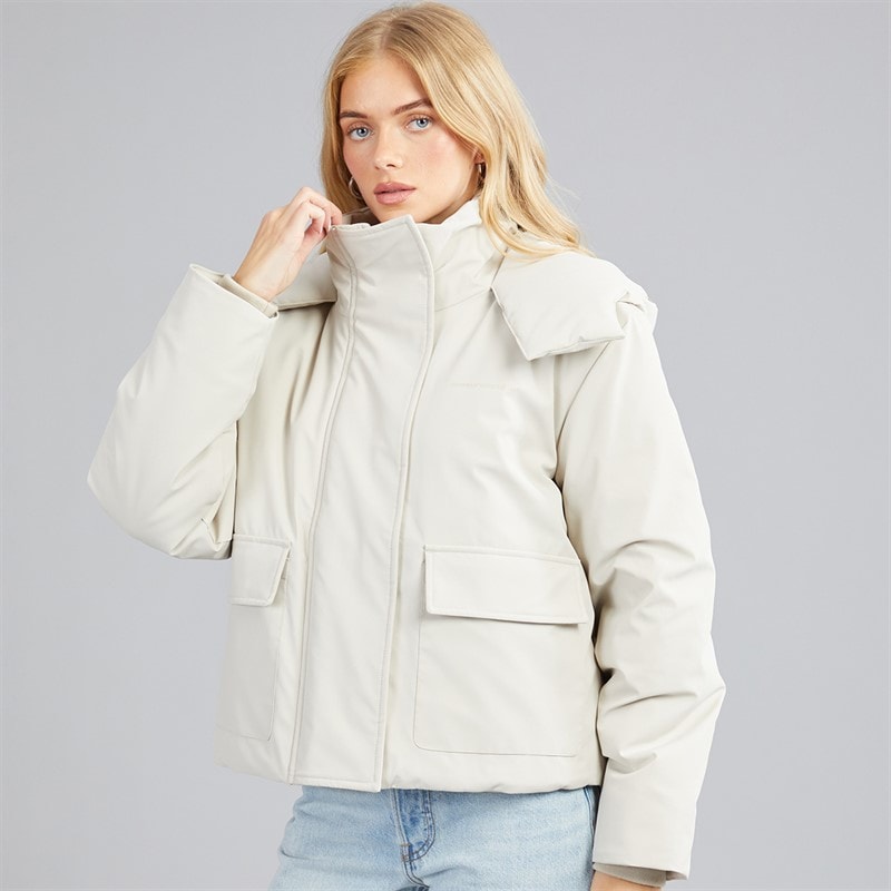 Dame elevate vatteret jakke Stone - Billede 3