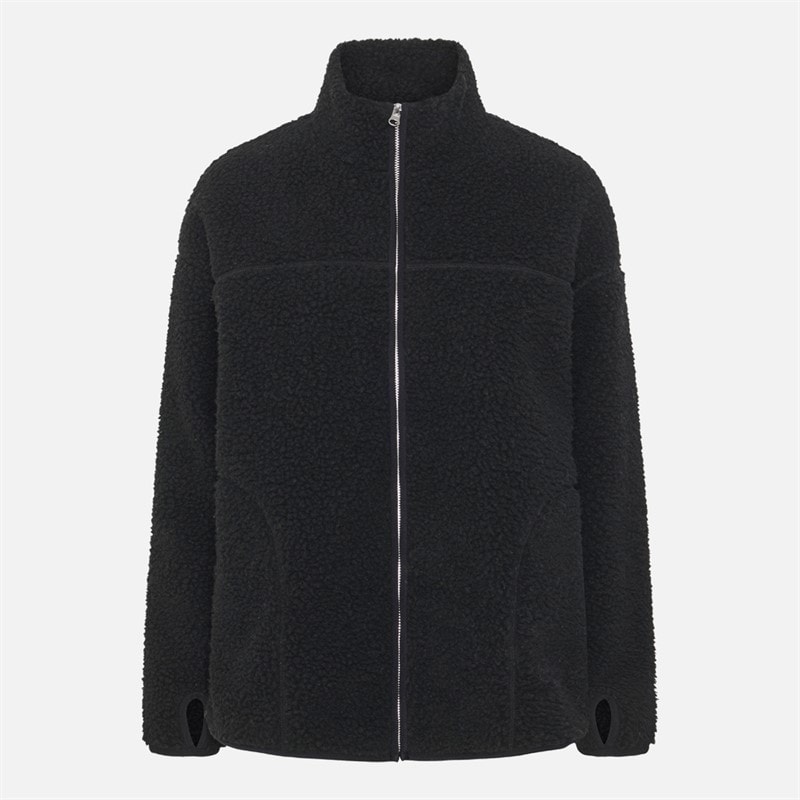 Dame adia teddyjakke Silver Grey - Billede 1