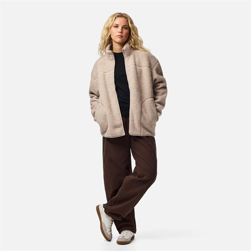 Dame adia teddyjakke Silver Grey - Billede 2