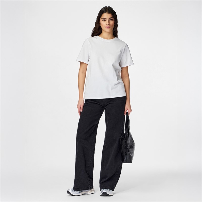 Dame elma vidbenede jeans Black Denim - Billede 3