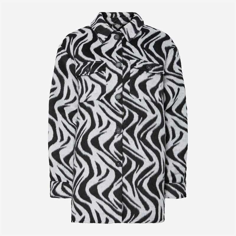 Dame saga shacket Sort - Billede 1