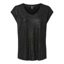 Dame alice glimmer t-shirt Sort