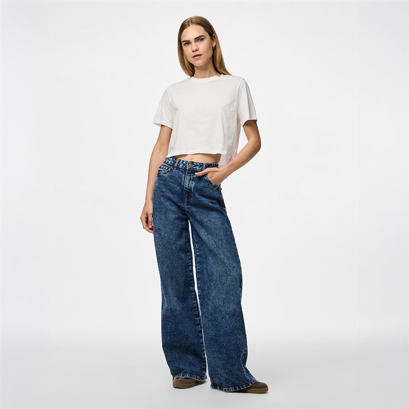 Dame sara t-shirt Bright White - Billede 3