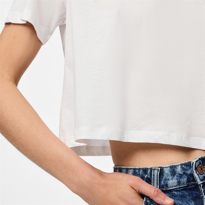 Dame sara t-shirt Bright White - Billede 4