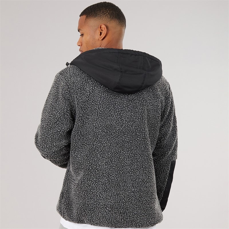 Herre brecon lynlås-sherpa fleecejakke Black Marl - Billede 2