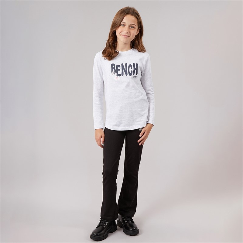 Piger ayelet puff print leggings Sort - Billede 4