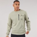 Herre rissio utility sweatshirt Sage