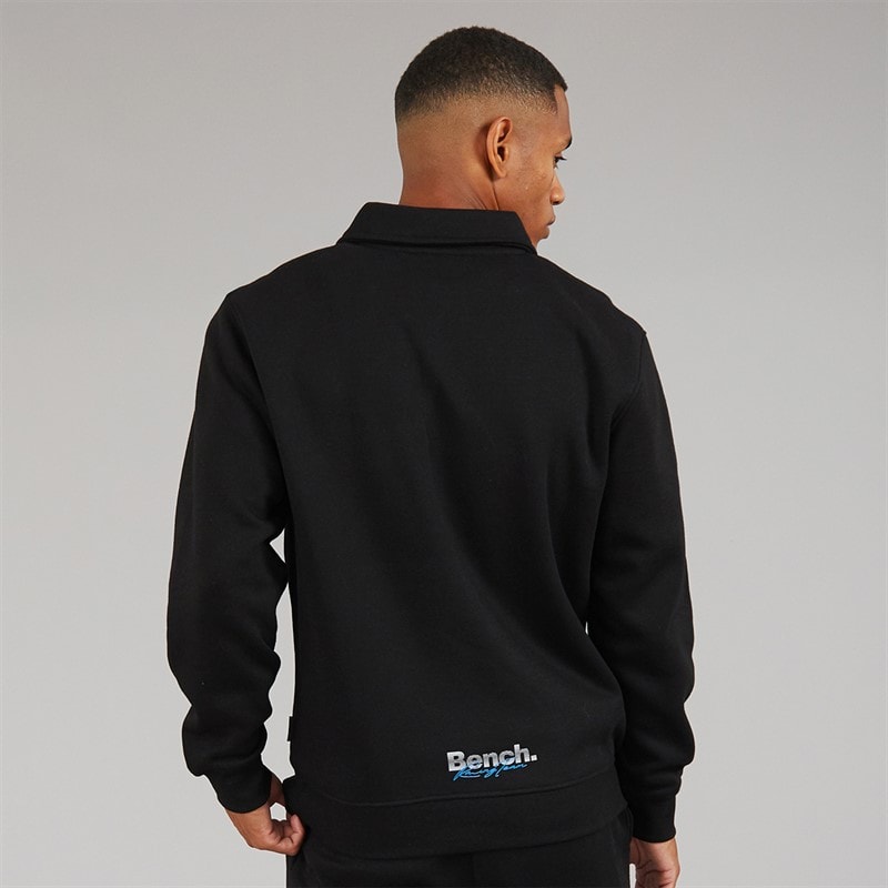 Herre naxill oversized 1/4 zip sweatshirt Sort - Billede 2