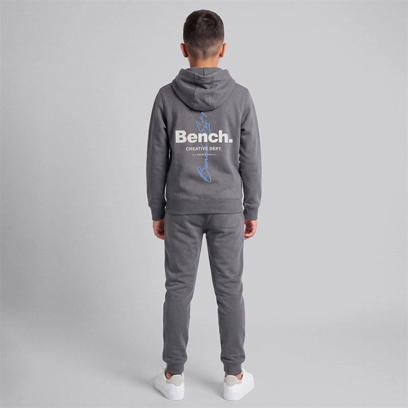 Drenge chiwel hættetrøje og joggingbukser træningssæt Steel Grey - Billede 3