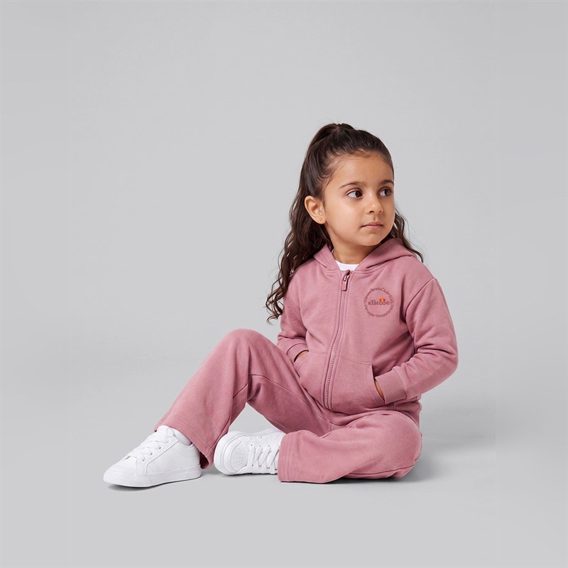 Piger ambra logo træningsdragt Pink - Billede 4