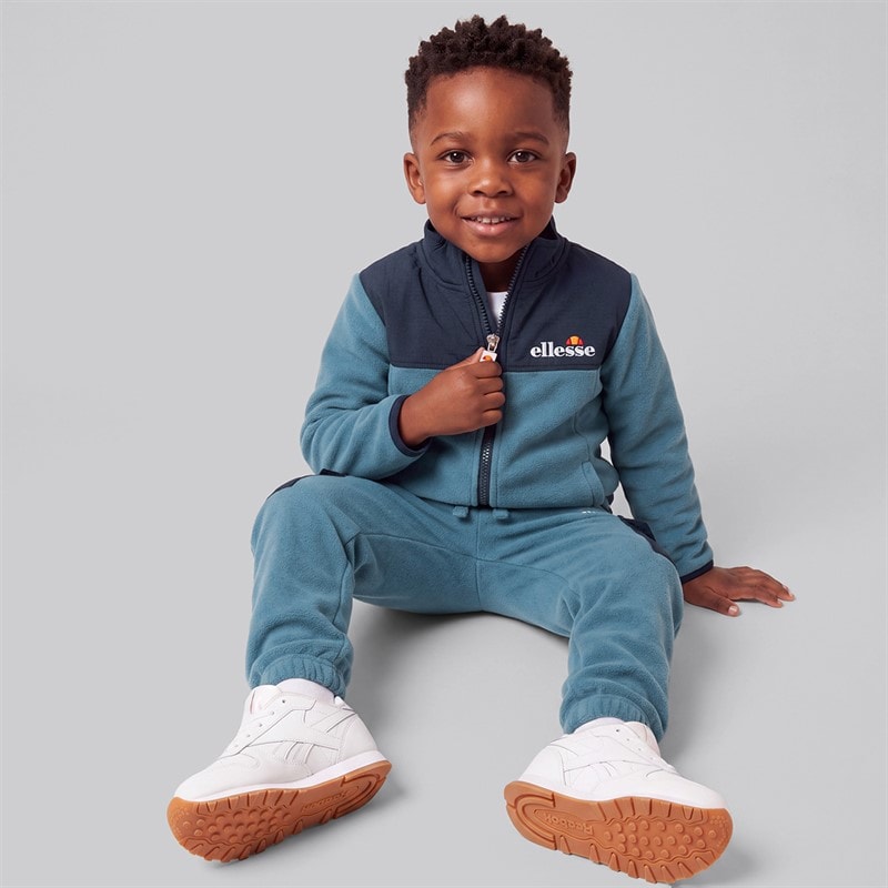 Drenge caden polarfleece sweatshirt og joggingbukser Blå - Billede 3