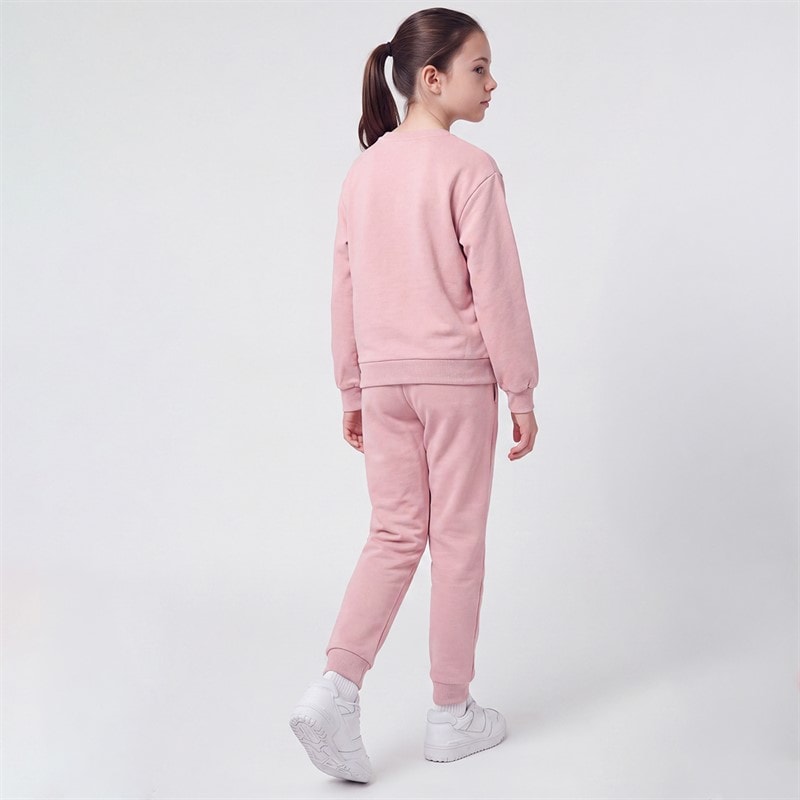 Junior Piger paige sweatshirt og joggingbukser Pink - Billede 2