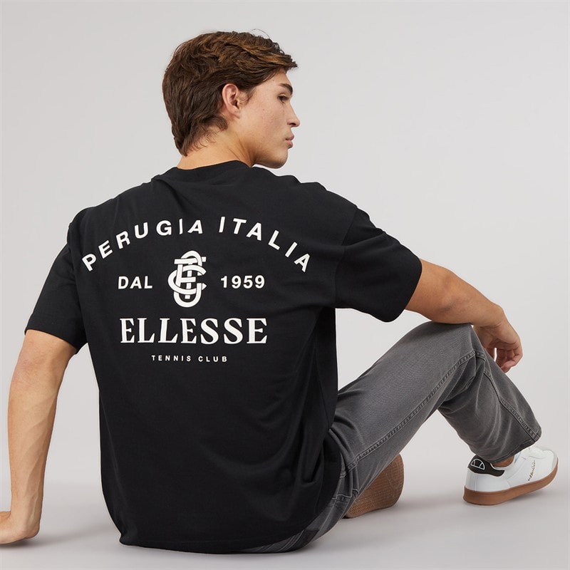 Herre Dal 1959 ryggrafik t-shirt Sort - Billede 1