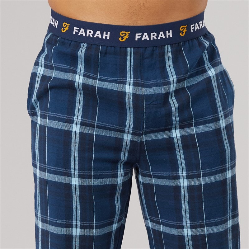 Herre steeni lounge sæt Marineblå/Navy Check - Billede 3