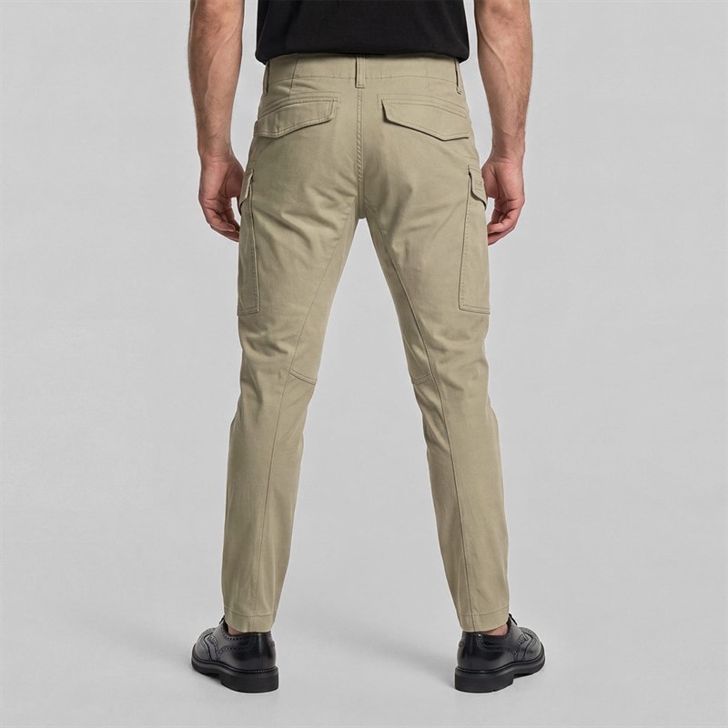 Herre regular tapered cargobukser Dune - Billede 2
