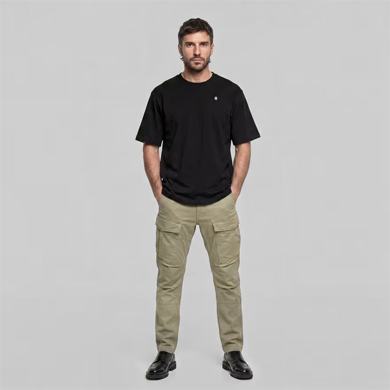 Herre regular tapered cargobukser Dune - Billede 4
