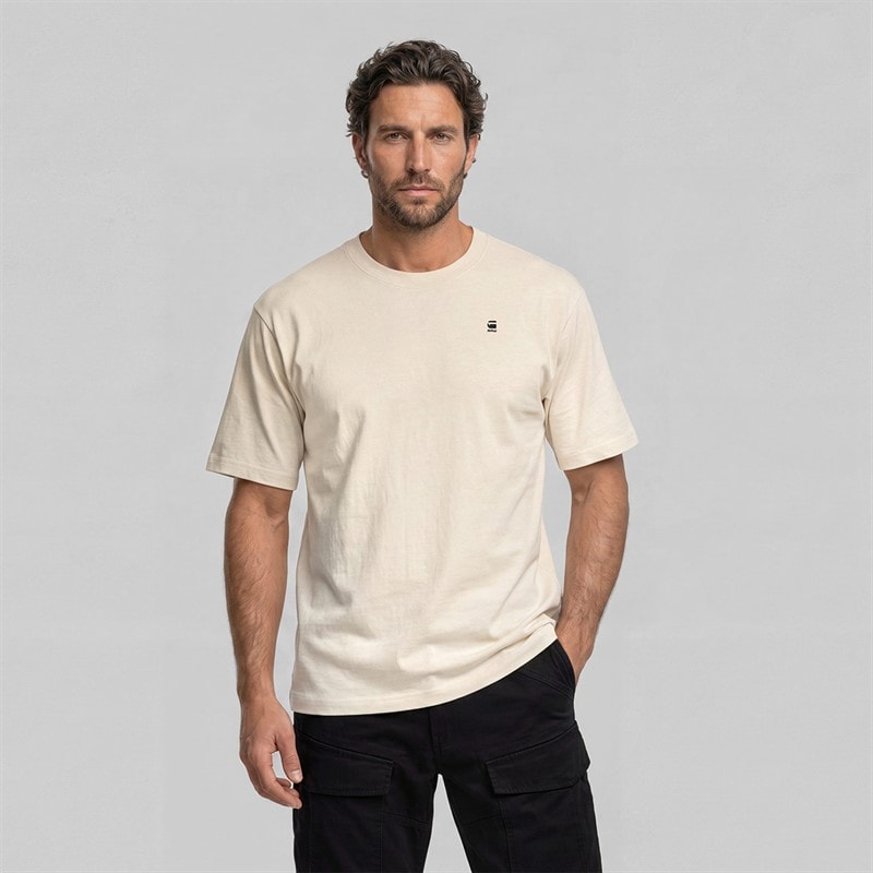 Herre boxy t-shirt Hvid - Billede 2