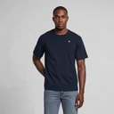 Herre boxy t-shirt Mørkeblå