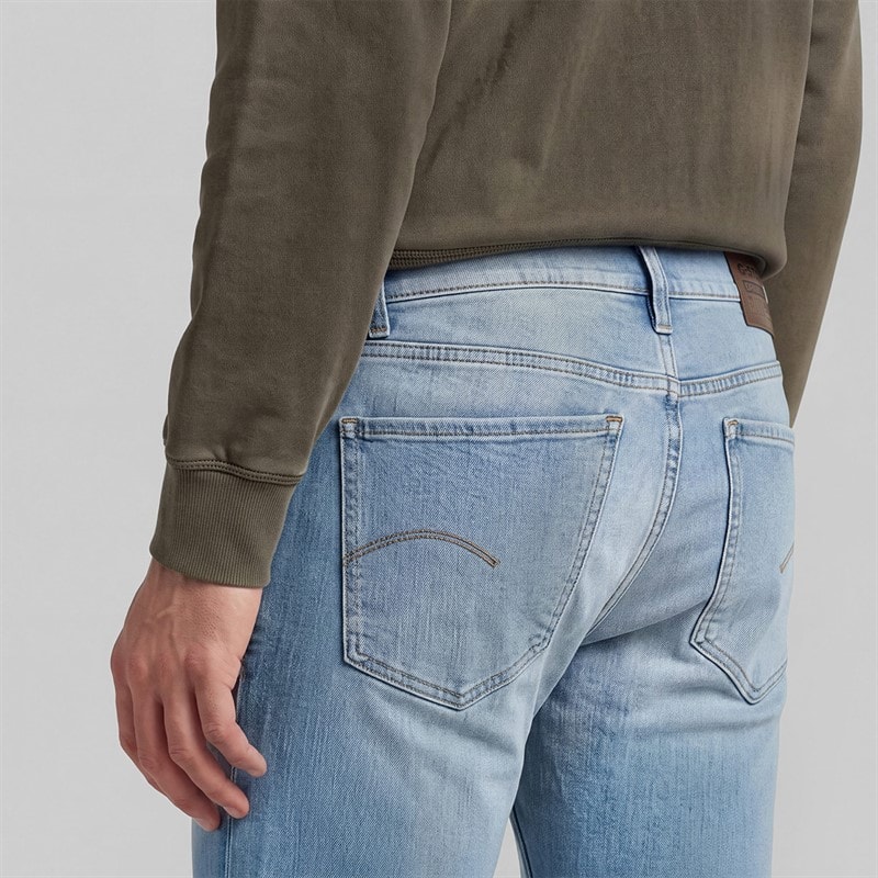 Herre type m straight fit jeans Mid Blue - Billede 3
