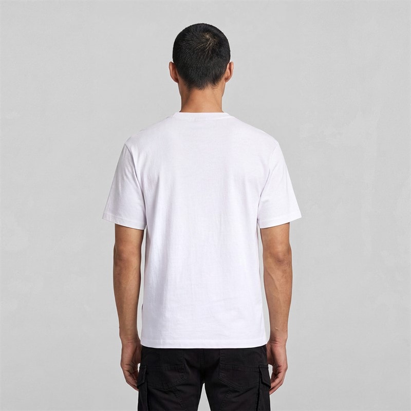 Herre boxy t-shirt Hvid - Billede 2