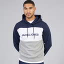 Herre logo blocking hættetrøje Navy Blazer