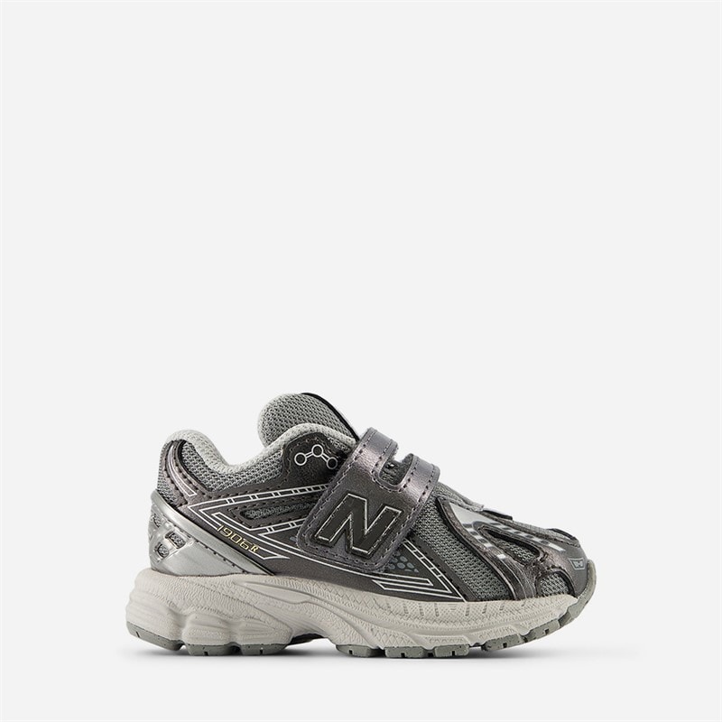 New Balance Spædbarn 1906 hook and loop træningssko - Grå/Hvid