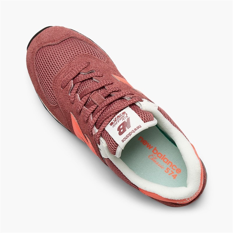 574 træningssko Red Rock/Tangerine Heat - Billede 4
