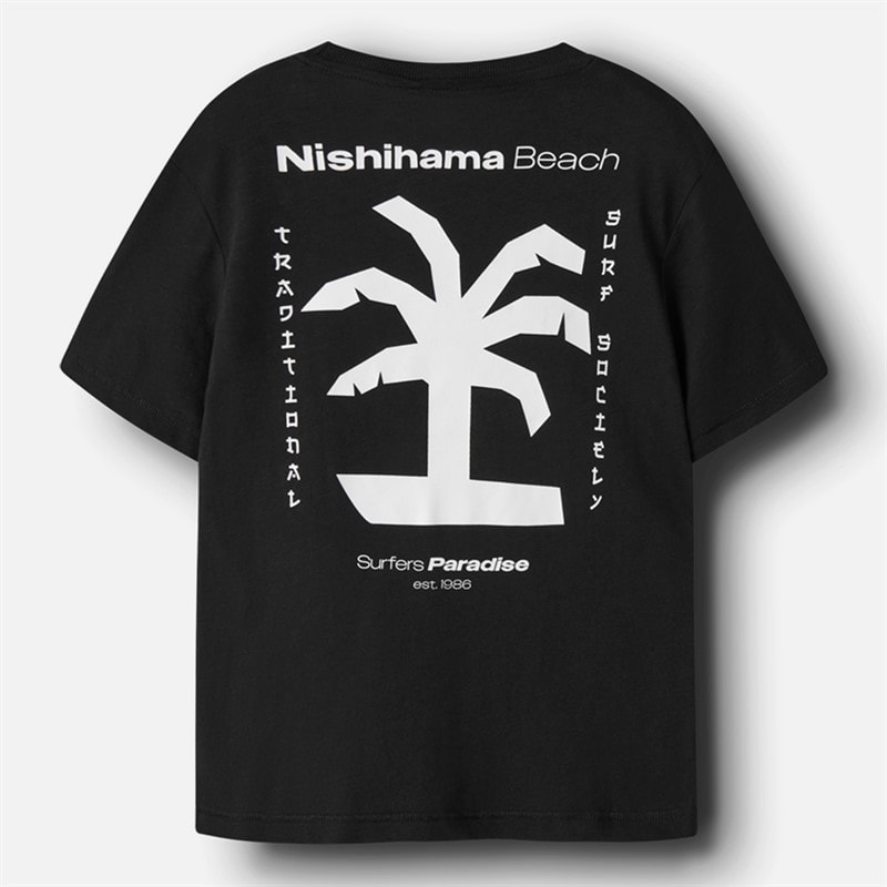 Drenge juno boxy t-shirt Sort - Billede 2