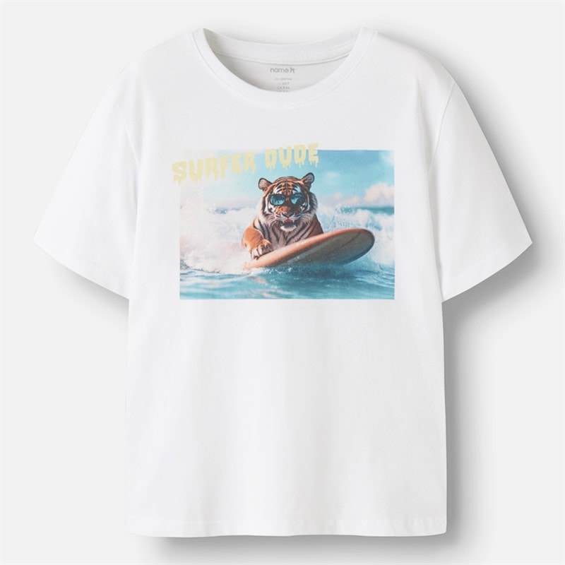 Drenge voto t-shirt Bright White - Billede 1
