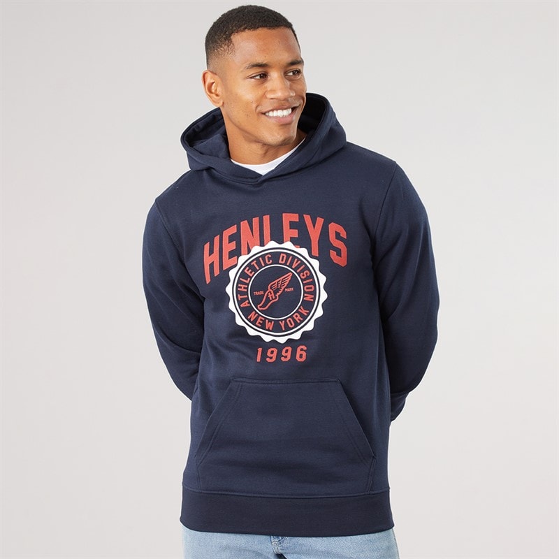 Henleys Herre tipton hættetrøje - Navy