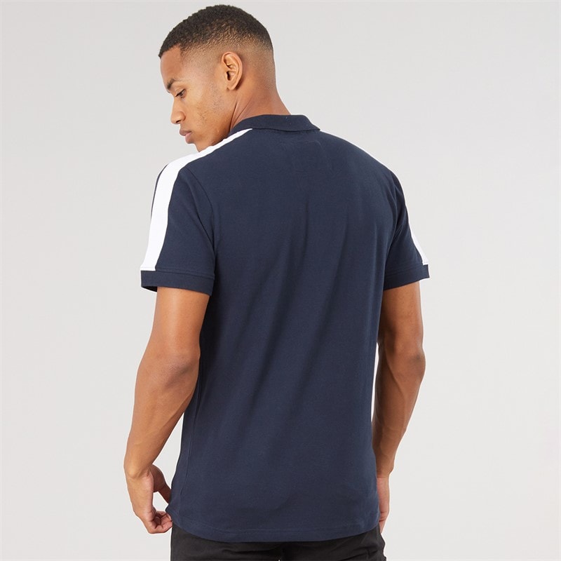 Herre calyer polo-shirt Navy - Billede 2
