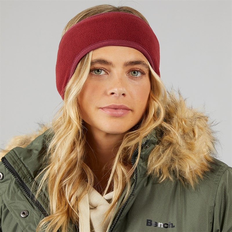 Dame lorax fleece ørevarmer Dark Cherry - Billede 2