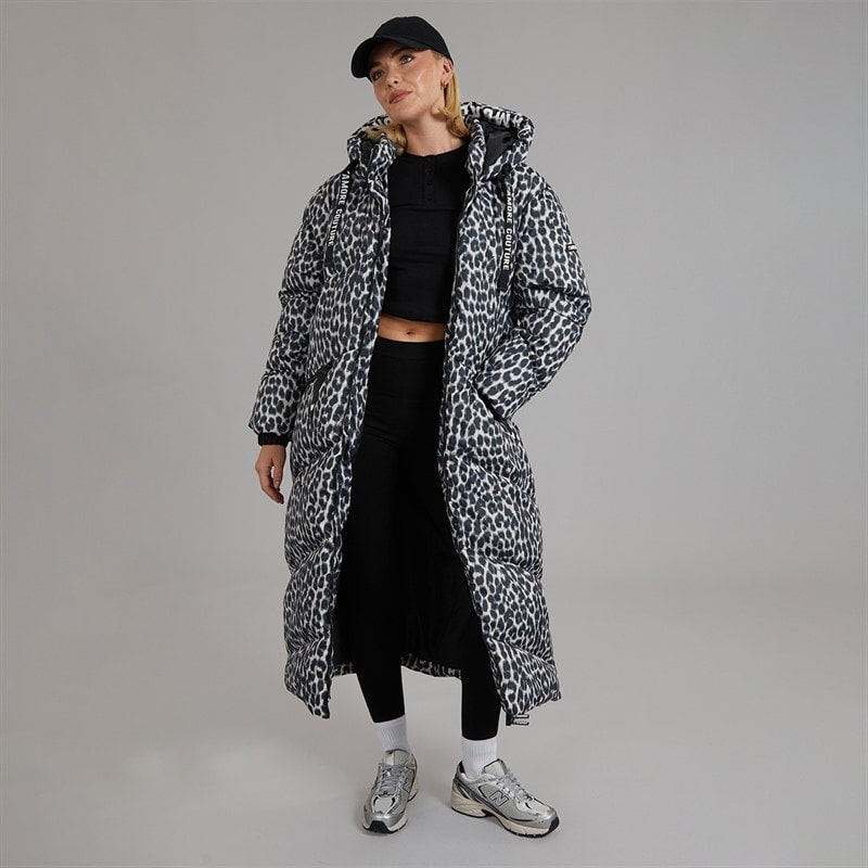 Dame thea lang vandtæt jakke Leopard - Billede 4